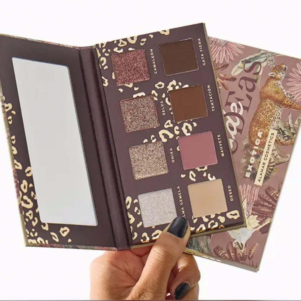 NWT Des NudeEas Pressed Pigment Eyeshadow Pallette Exotica Alamar Cosmetics